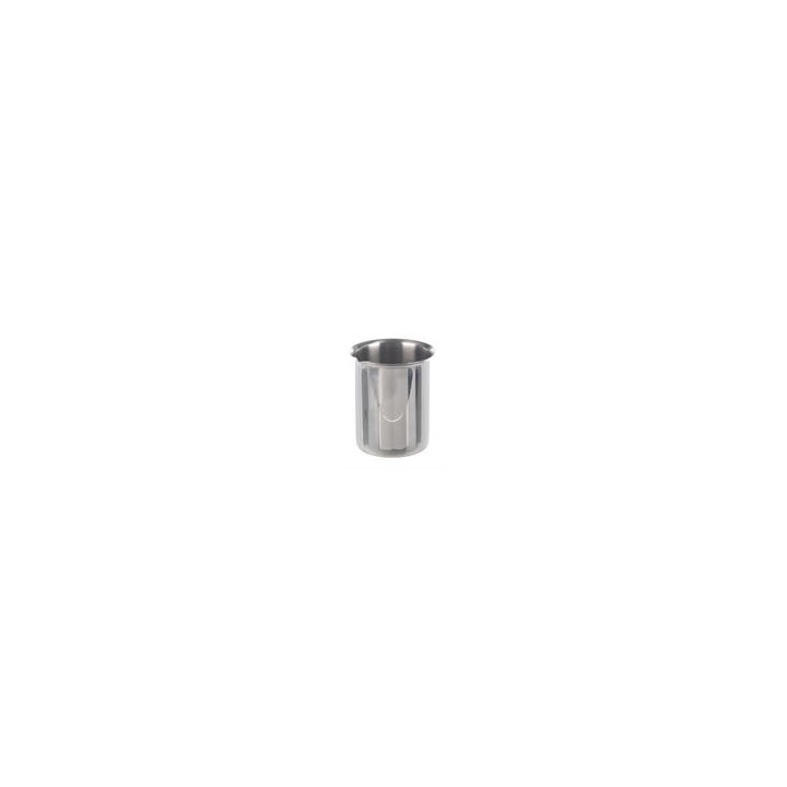 Becher 500 ml 18/10 Stahl mit Rand und Ausguss | Hornik