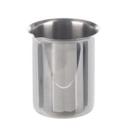 Becher 5000 ml 18/10 Stahl mit Ausguss | Hornik