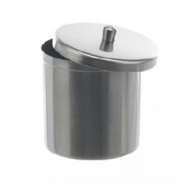 Deckelbüchse 2500 ml aus 18/10 Stahl | Hornik