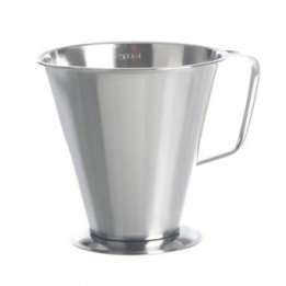 Messbecher 1500ml aus 18/10 Stahl, konisch | Hornik