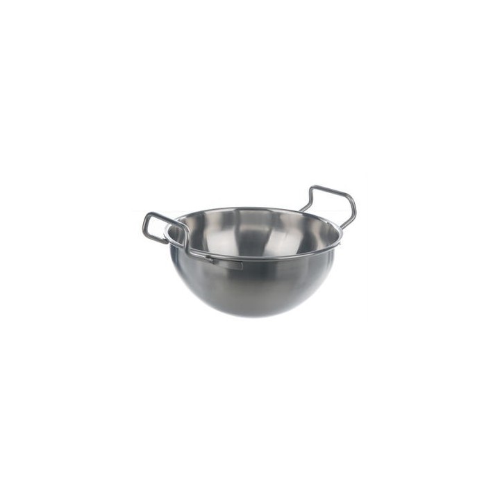 Sandbadschale 18/10-Stahl, 2 Griffe, 4000 ml | Hornik