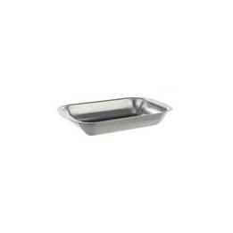 Parownica z rantem, stal 18/10, 220x155x40 mm | Hornik