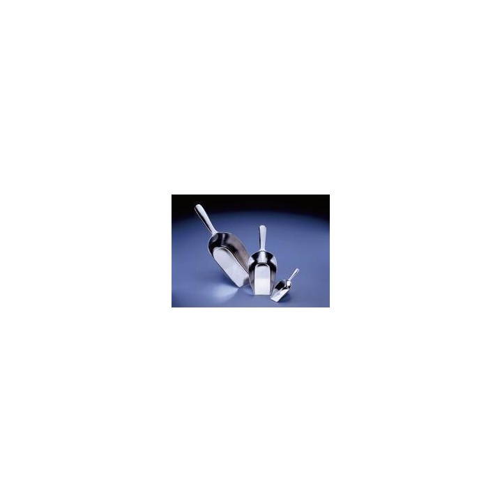 Szufelka na chemikalia aluminium 5mL D(całkowita)xD(łopatki) 65x40 mm