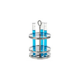 Round 18/10 Steel Test Tube Rack, 12 x 20mm | Hornik