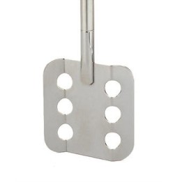 Surface Stirrer 6 Holes, 18/10 Steel, 400mm | Hornik