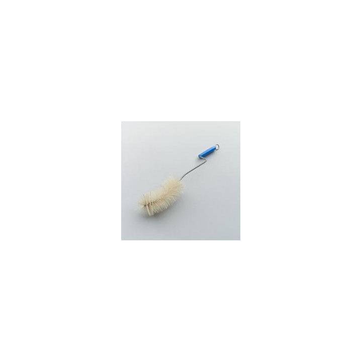 Szczotka zgięta do butelek włosie naturalne dł. szczotki 330/130 mm śr. szczotki 50 mm