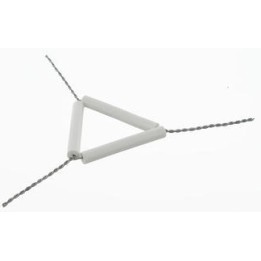 Wire Triangle with Clay Tubes 70 mm | Hornik