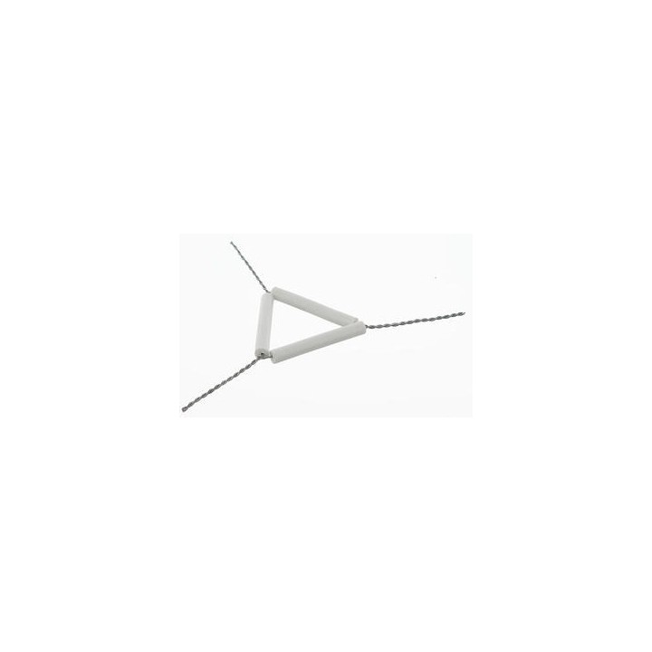 Wire Triangle with Clay Tubes 70 mm | Hornik