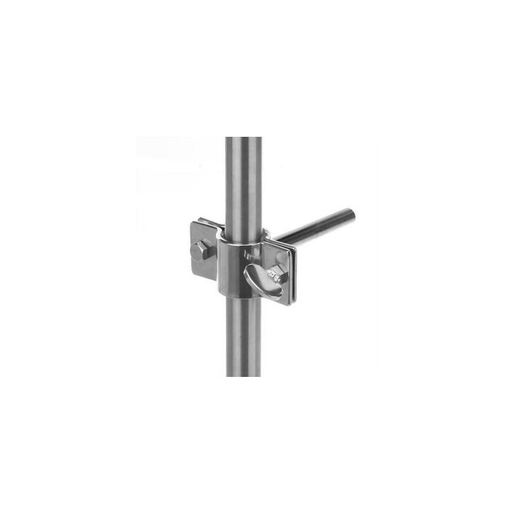 18/10 Steel Reducer Clamp for Pipes 26,9/12mm | Hornik