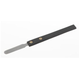 Schnittfänger 18/10 Stahl, starre Klinge, Holzgriff | Hornik