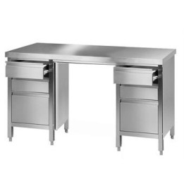 Laboratory Work Table 4, 18/10 Steel, 2500x750x900 mm | Hornik