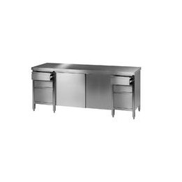 Stół laboratoryjny 5, stal 18/10, 2100x750x900 mm | Hornik
