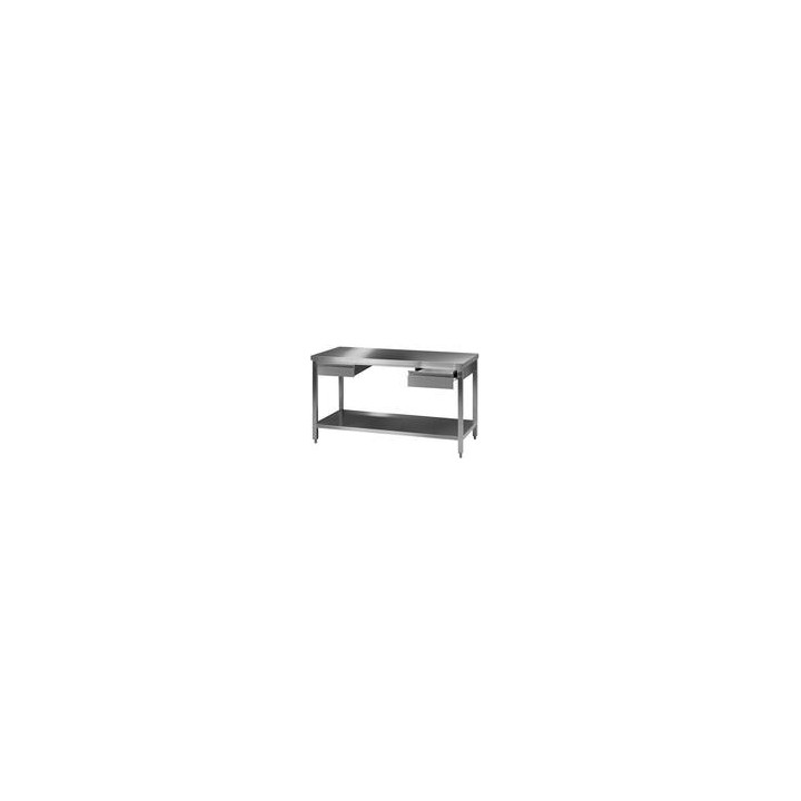 Labor-Arbeitstisch 2 Stahl 18/10 2000x750x750 mm | Hornik