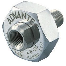 Stainless steel Gas Line Holder LS 25 Filter Ø 25 mm