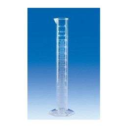 Cylinder miarowy 50 ml PMP wysoka forma klasa A skala wytłoczona**