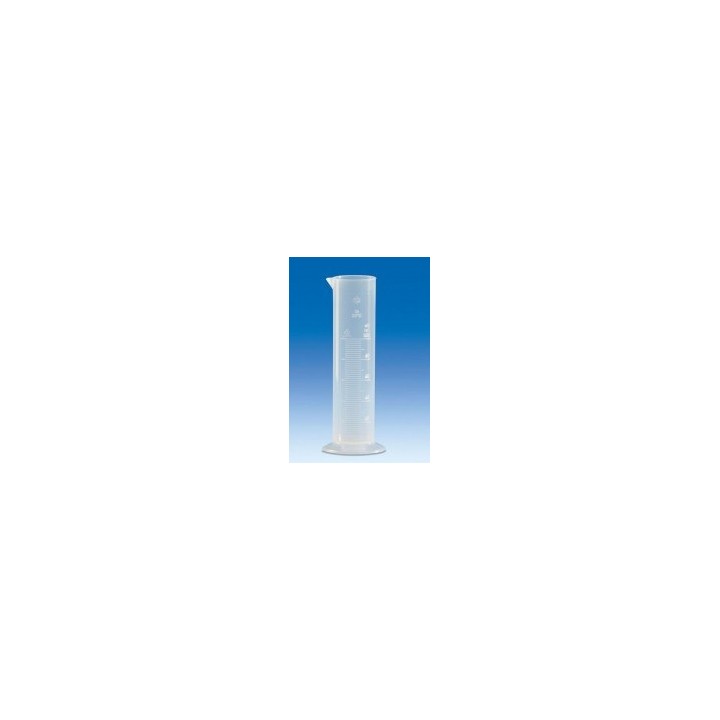 PP Measuring Cylinder 100 ml Class B Raised Scale 12 pcs | Hornik
