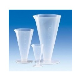 Konischer Messbecher 1000 ml PP erhabene Skala breiter Fuß