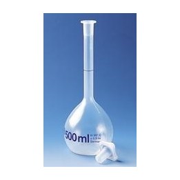 500 ml PMP Volumetric Flask, Class B, NS 19/26 | Hornik