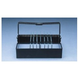Ramka do barwienia POM na 25 szkiełek podstawkowych 76x26 mm,