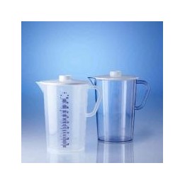 Sammelgefäß 2000 ml SAN mit PC-Deckel | Hornik