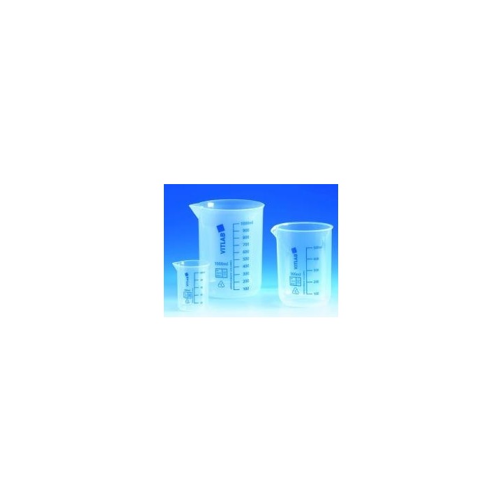 Griffin Beaker 150 ml PP with Spout, Pack 12 | Hornik