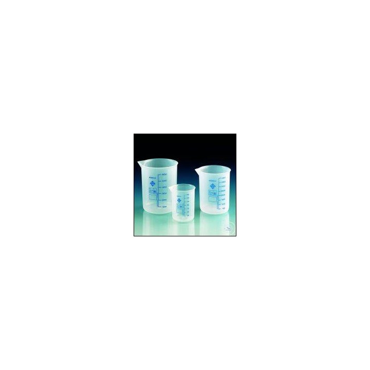 Zlewka Griffina 500 ml PP, wylew, niebieska podziałka | Hornik