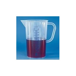 Kubek miarowy 2000 ml PP, podziałka, dzióbek, uchwyt | Hornik