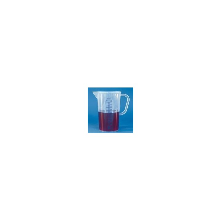Kubek miarowy 2000 ml PP, podziałka, dzióbek, uchwyt | Hornik
