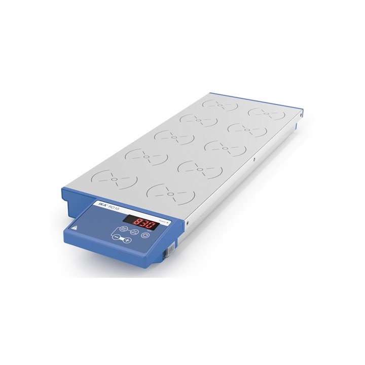 Magnetic stirrer RO 10, 10 positions, 0–1200 rpm | Hornik