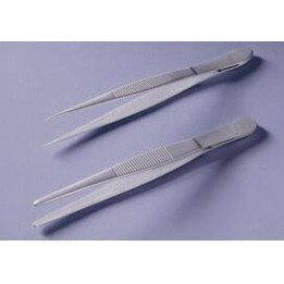 PTFE-Coated Straight Pointed Tweezers 105 mm | Hornik