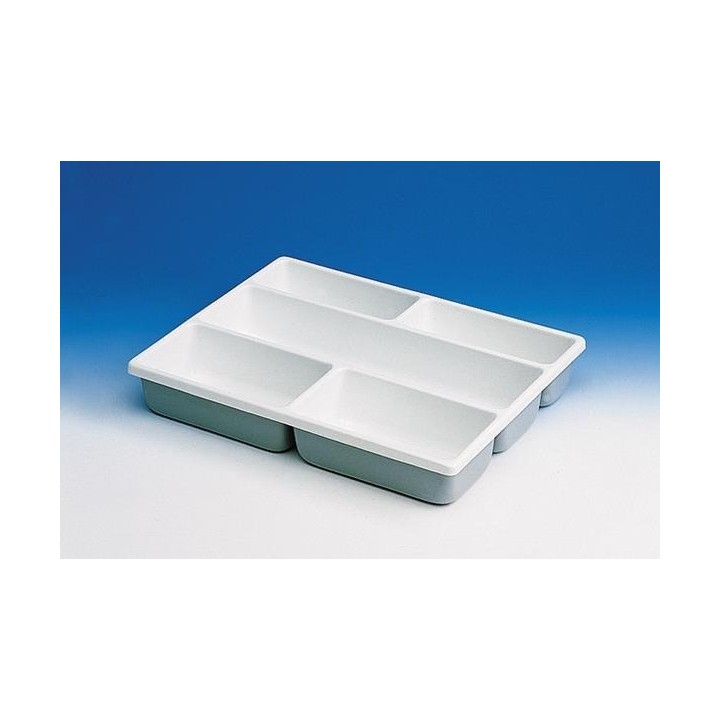 Schubladeneinsatz PVC 12 Fächer 87x87 mm | Hornik