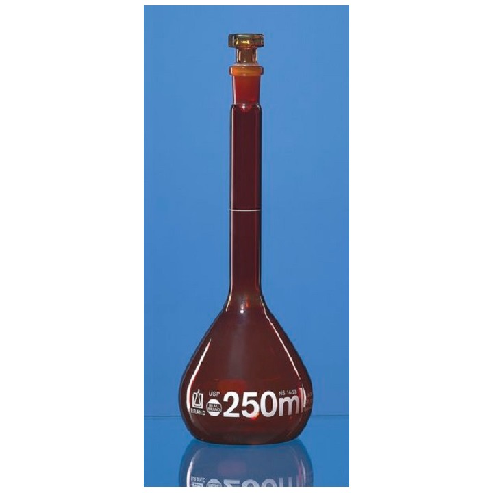 Kolba miarowa 50 ml Boro 3.3 USP NS12/21 | Hornik