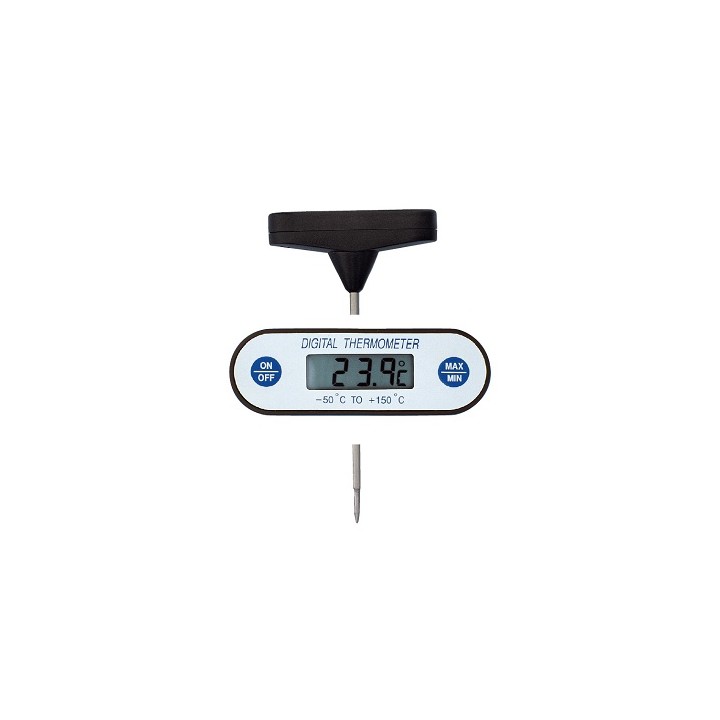 Digital single-hand insertion thermometer -50…150 °C | Hornik