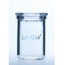 Verkokungstiegel Quarzglas 25x38 mm mit Deckel | Hornik