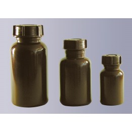 Weithalsflasche PE-LD 1000 ml braun ohne Verschluss GL65