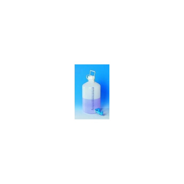 Vorratsflasche PE-HD 25 l mit Gewindestutzen | Hornik