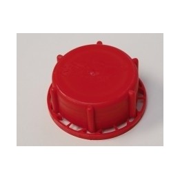 HDPE-Schraubverschluss rot mit Abreißring | Hornik
