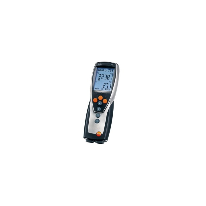 testo 735-2 Temperature Meter, 3 Channels | Hornik