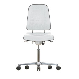 Klimastar WS 9220 Soft-PUR Work Chair, Light Grey | Hornik