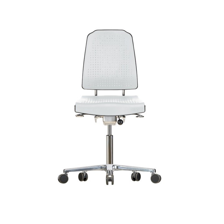 Klimastar WS 9220 Soft-PUR Work Chair, Light Grey | Hornik