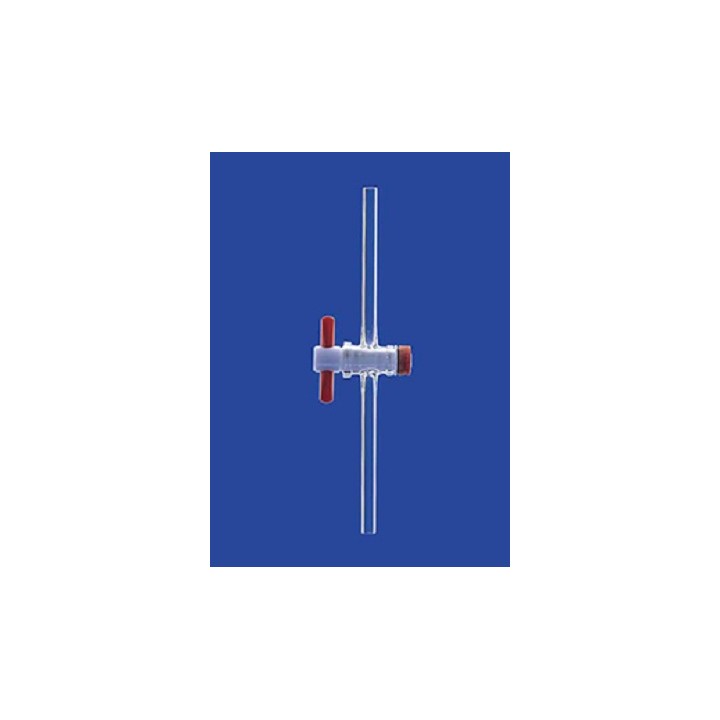 Einweg-Kegelhahn mit PTFE-Küken Duran NS12,5 Bohrung 1,5 mm VE 10 Stck.