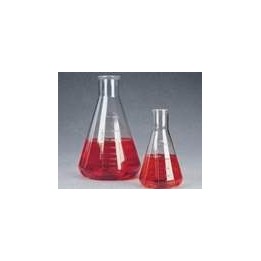 Kolba stożkowa Erlenmeyera 500 ml PC karbowana op. 4 szt.