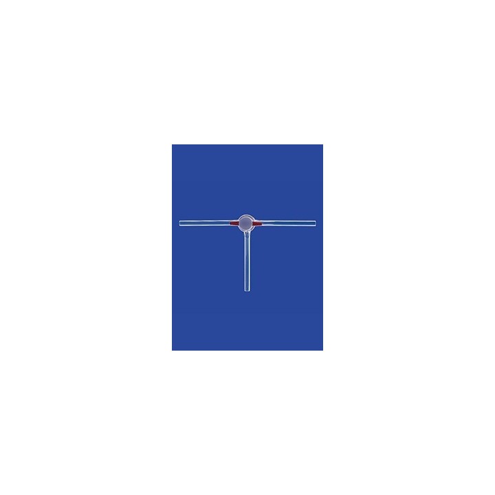 3-way stopcocks with PTFE plug Duran NS24 bore 4 mm