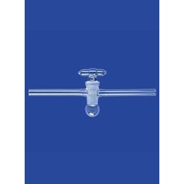 Vacuum stipcock 1-way (Sackhahn) straight Duran NS18,8 bore 4 mm