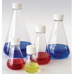 Kolba Erlenmeyera 2000 ml PETG sterylna | Hornik