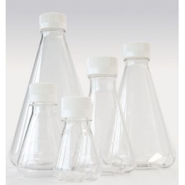 Kolba Erlenmeyera 125 ml PETG, sterylna, 24 szt. | Hornik