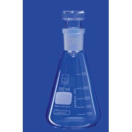 Jodzahlkolben ohne Kragen Duran 100 ml Hohlstopfen NS29/32 VE 10 Stck.