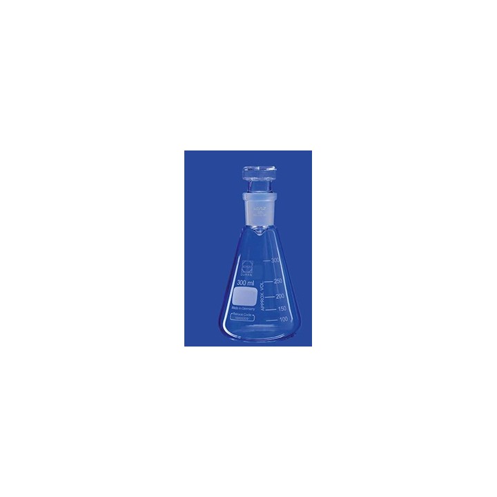 Jodzahlkolben ohne Kragen Duran 100 ml Hohlstopfen NS29/32 VE 10 Stck.