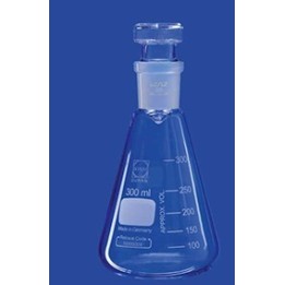 Jodzahlkolben ohne Kragen Duran 300 ml Hohlstopfen NS29/32 VE 10 Stck.