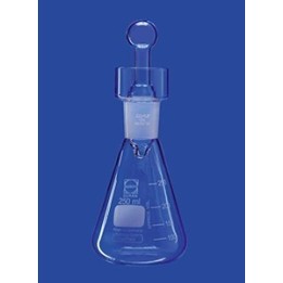 Jodzahlkolben mit Kragen Duran 250 ml Griffstopfen NS29/32 VE 10 Stck.